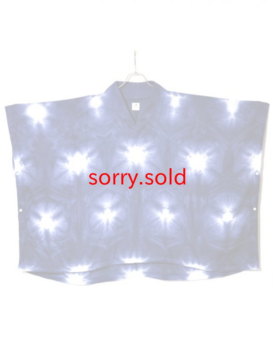 画像1: SALE 60%OFF Sasquatchfabrix. / JAPANESE DYE PONCHO (1)