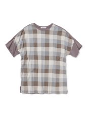 画像2: SALE 70%OFF nonnative / ノンネイティブ /  CLERK TEE S/S COTTON NEL BLOCK CHECK PRINT WITH COTTON JERSEY (2)