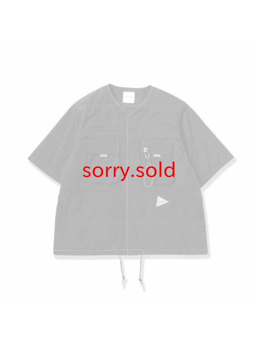 画像1: and wander / アンドワンダー / T/C alpha SS shirt (1)