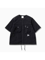画像1: and wander / アンドワンダー / T/C alpha SS shirt (1)