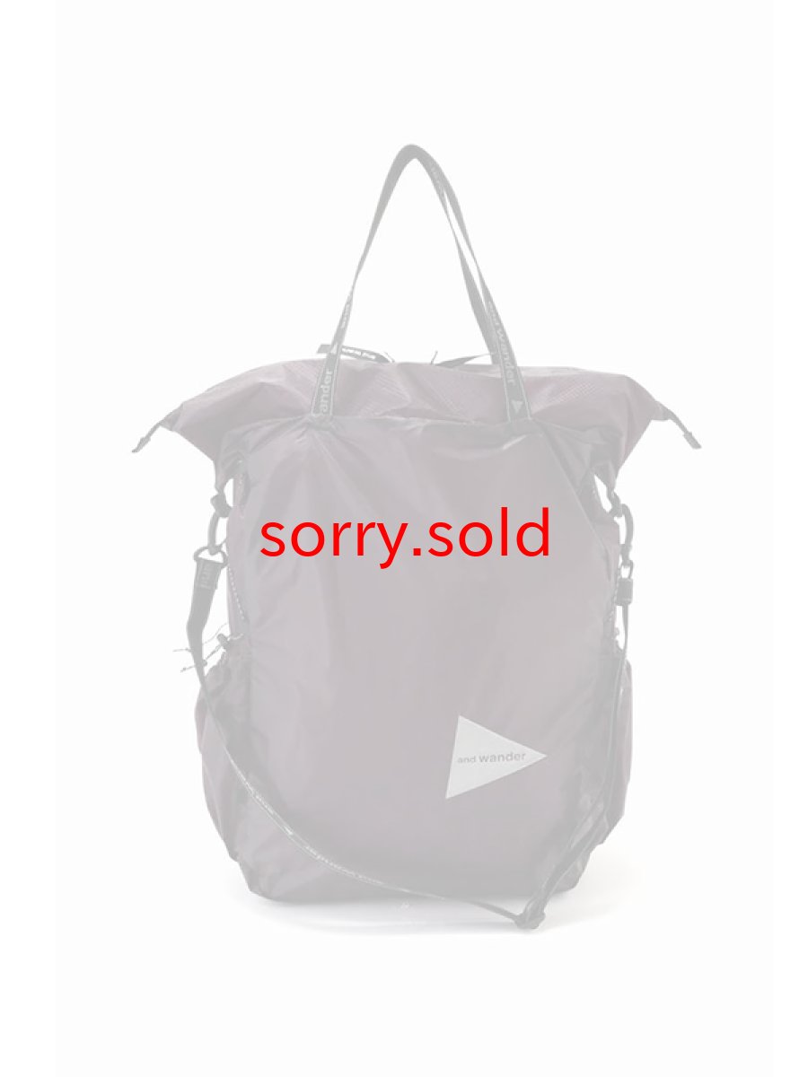 画像1: and wander / アンドワンダー / sil tote bag (1)