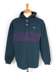 画像1: DESCENDANT / ディセンダント / BERRYS HENLEY NECK HOODED LS (1)