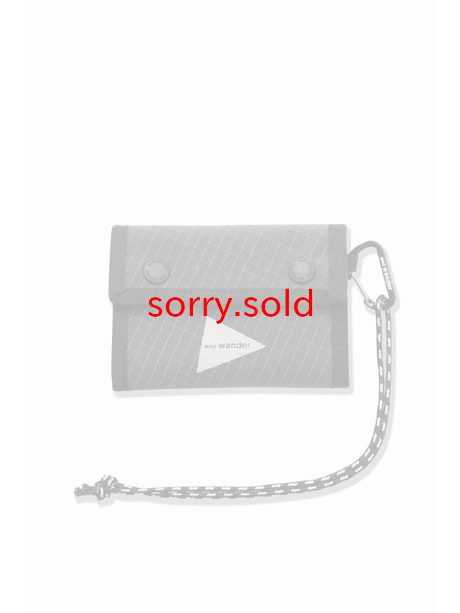 画像1: and wander / アンドワンダー / reflective rip wallet (1)