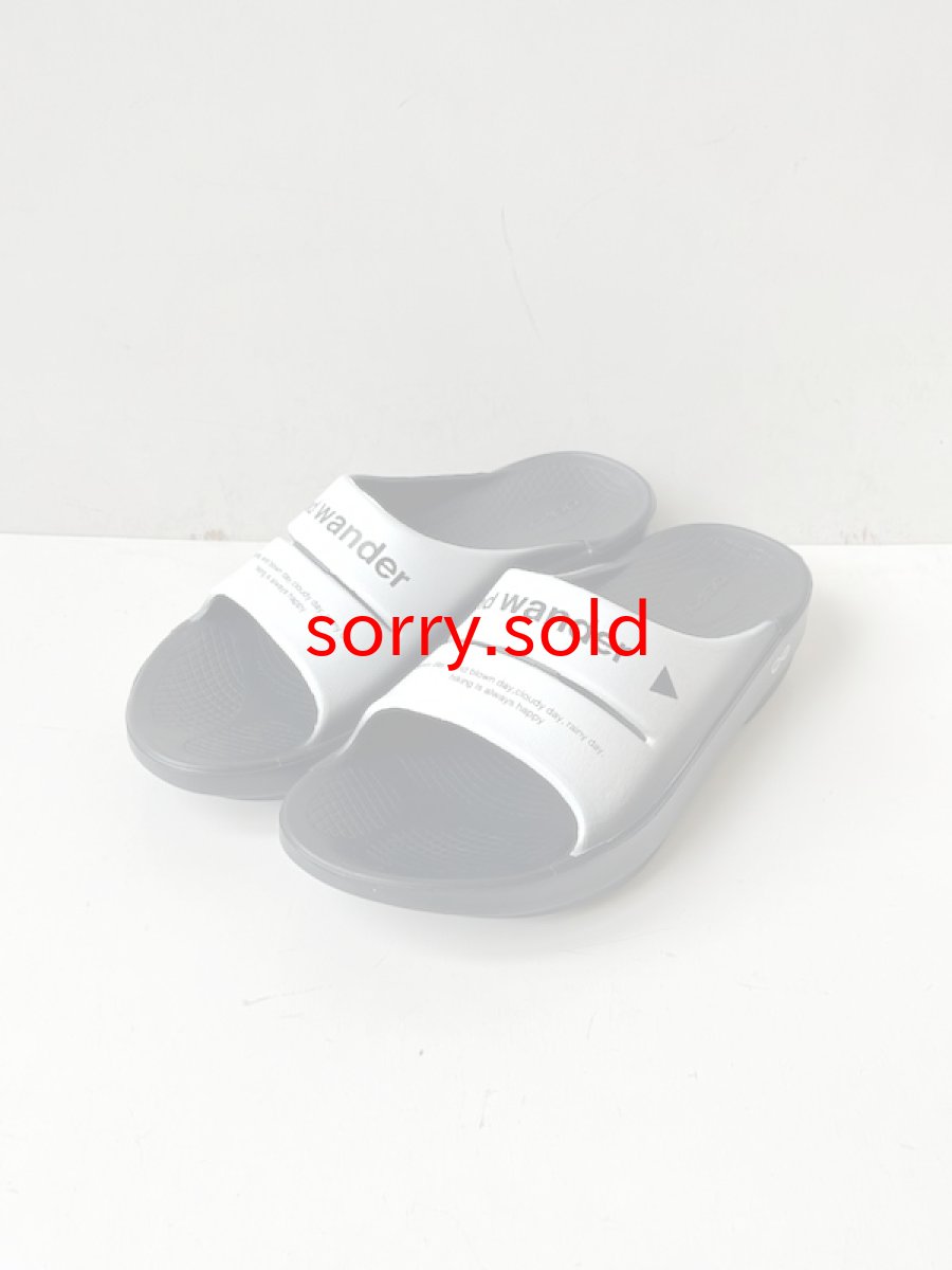 画像1: and wander / アンドワンダー / OOFOS ahh × and wander recovery sandal (1)