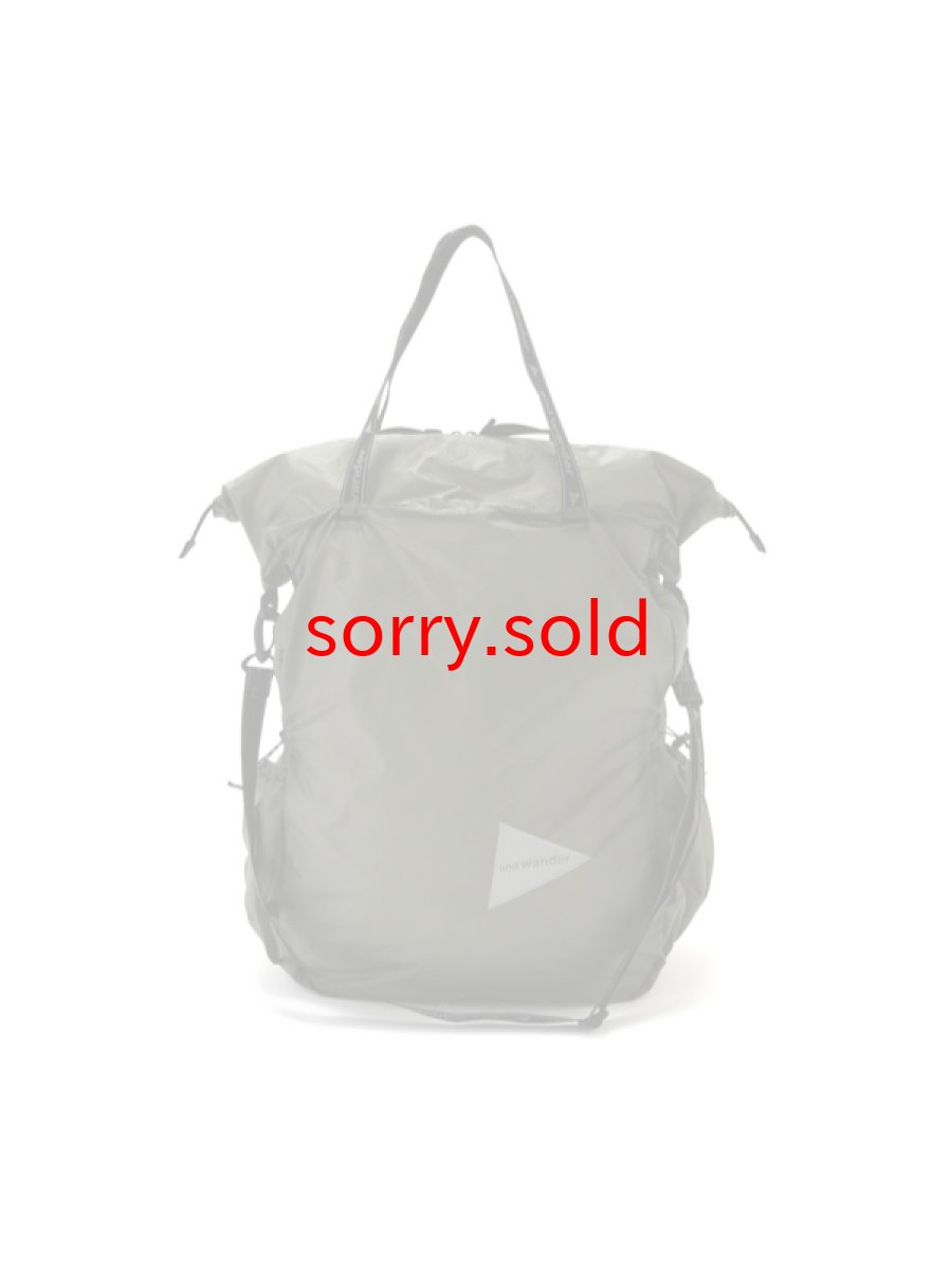 画像1: and wander / アンドワンダー / sil tote bag (1)