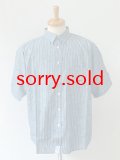 DESCENDANT / ディセンダント / KENNEDY'S CHAMBRAY SHIFT STRIPE SS SHIRT