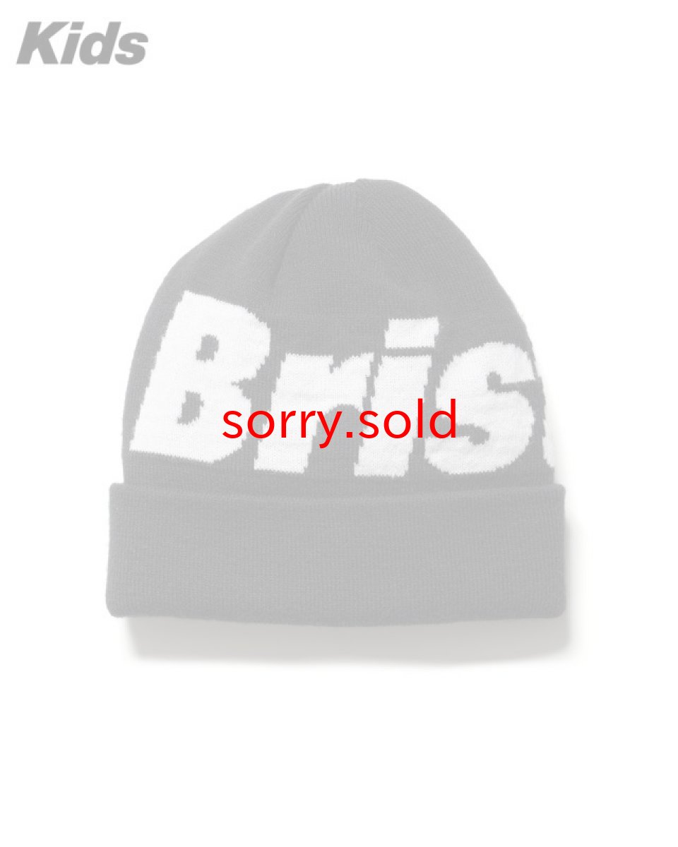 画像1: F．C．REAL BRISTOL for Kids / BIG LOGO KNIT CAP (1)