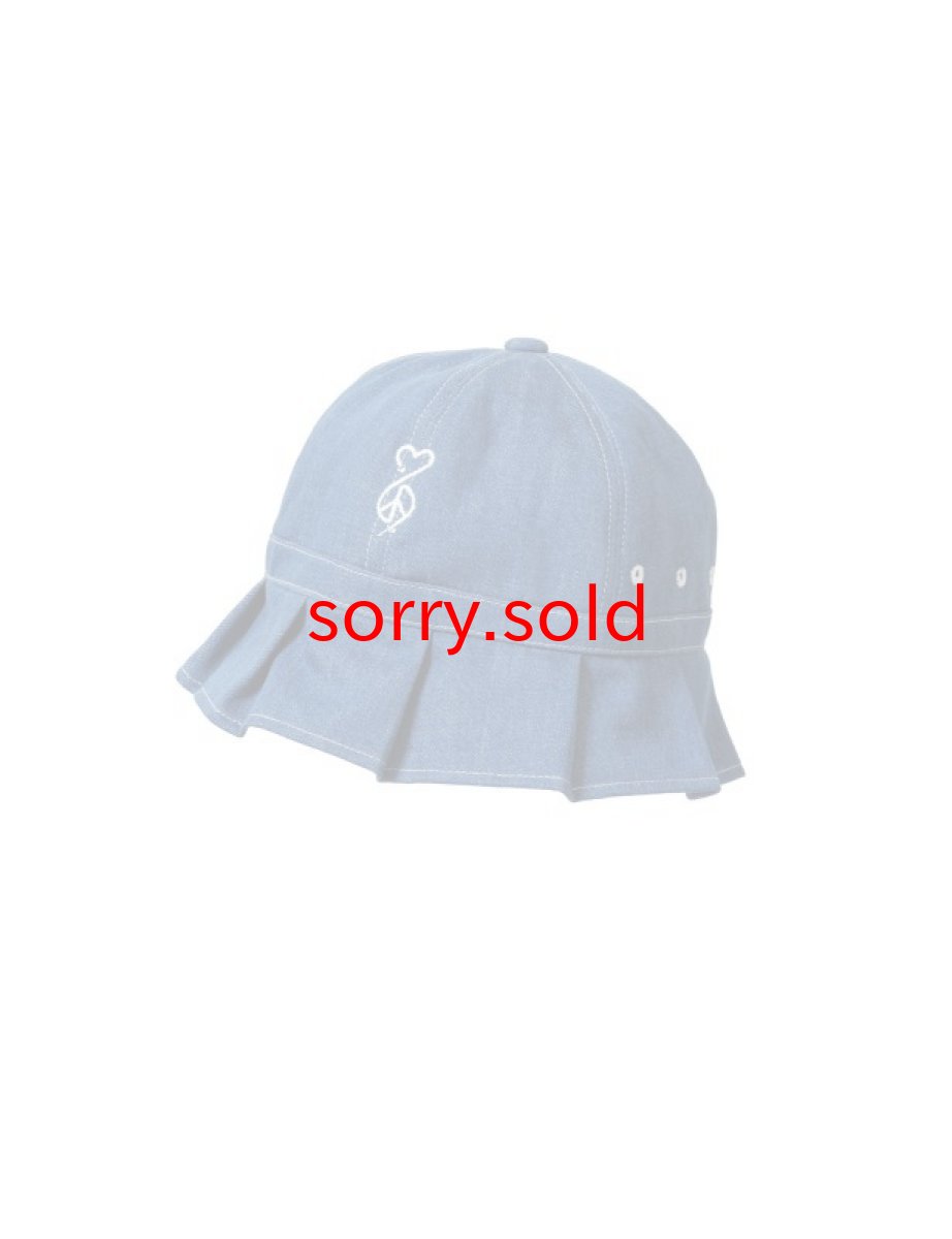 画像1: SALE Sasquatchfabrix. / サスクワァッチファブリックス / TUCK BRIM DENIM HAT (1)