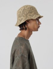 画像6: SALE Sasquatchfabrix. / サスクワァッチファブリックス / "LOVE & PEACE" LACE TULIPE HAT (6)