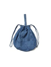画像3: SALE Sasquatchfabrix. / サスクワァッチファブリックス / "KATHARINE HAMNETT" DENIM HELMET BAG (3)