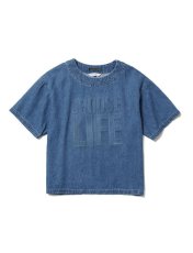 画像1: SALE Sasquatchfabrix. / サスクワァッチファブリックス / "KATHARINE HAMNETT" DENIM SMOCK (1)