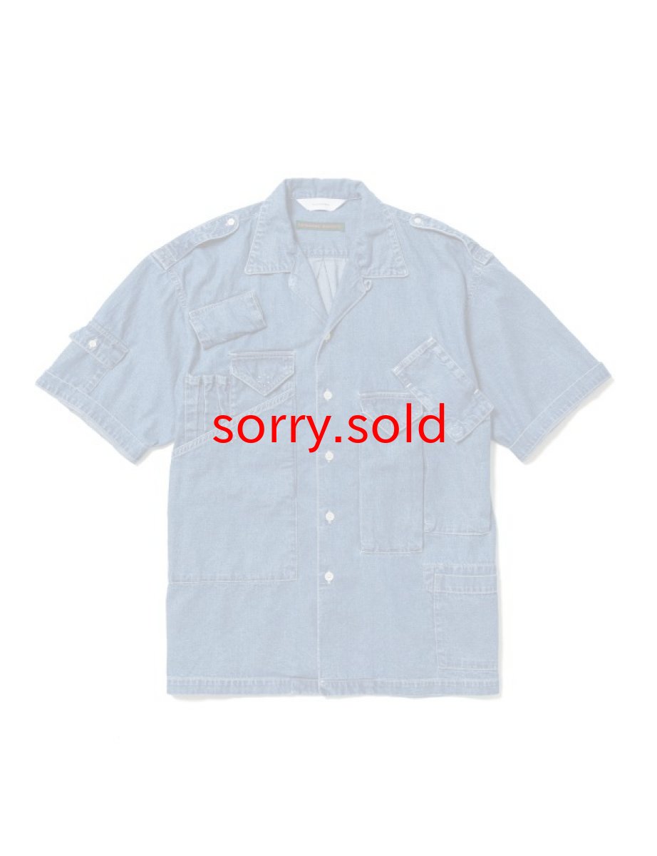 画像1: Sasquatchfabrix. / サスクワァッチファブリックス / "KATHARINE HAMNETT" DENIM SHIRT (1)