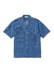 画像1: Sasquatchfabrix. / サスクワァッチファブリックス / "KATHARINE HAMNETT" DENIM SHIRT (1)