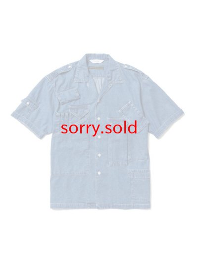 画像1: Sasquatchfabrix. / サスクワァッチファブリックス / "KATHARINE HAMNETT" DENIM SHIRT