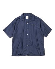 画像1: uniform experiment / WASHABLE RAYON OPEN COLLAR SHIRT (1)