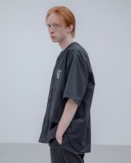 画像3: uniform experiment / PIN STRIPE S/S BASEBALL SHIRT (3)