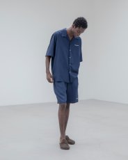 画像6: uniform experiment / WASHABLE RAYON OPEN COLLAR SHIRT (6)