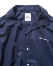 画像4: uniform experiment / WASHABLE RAYON OPEN COLLAR SHIRT (4)
