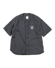 画像1: uniform experiment / PIN STRIPE S/S BASEBALL SHIRT (1)