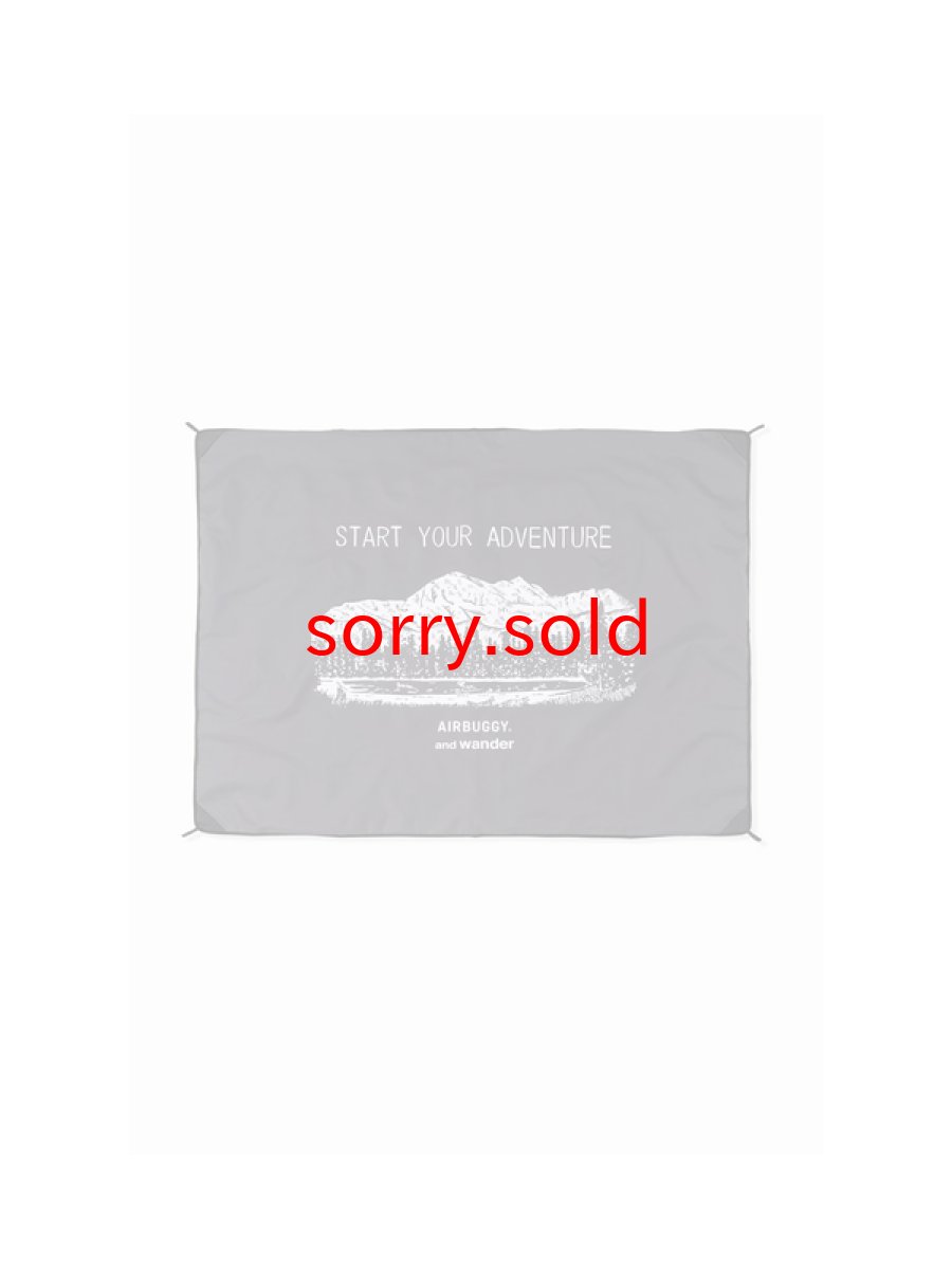 画像1: SALE and wander / アンドワンダー / AIR BUGGY × and wander GROUND SHEET (1)