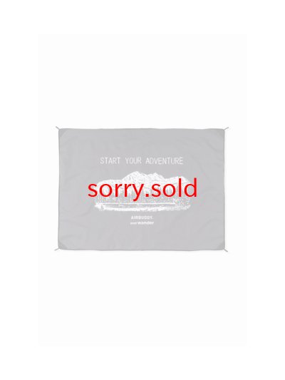画像1: SALE and wander / アンドワンダー / AIR BUGGY × and wander GROUND SHEET