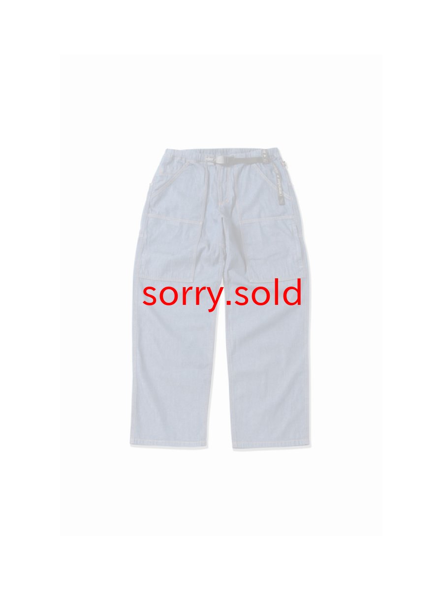画像1: and wander / アンドワンダー / gramicci DENIM BAGGY PANT (1)