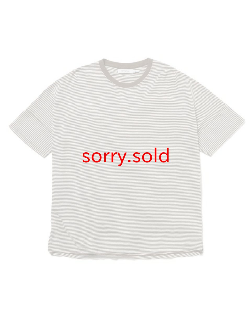 画像1: nonnative / ノンネイティブ / CLERK S/S TEE C/L PIQUE BORDER (1)