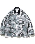 uniform experiment / MOIRE CAMOUFLAGE BLOUSON