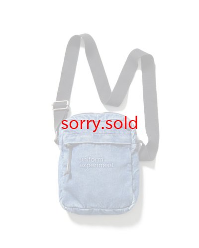 画像1: SALE uniform experiment / DENIM SHOULDER BAG