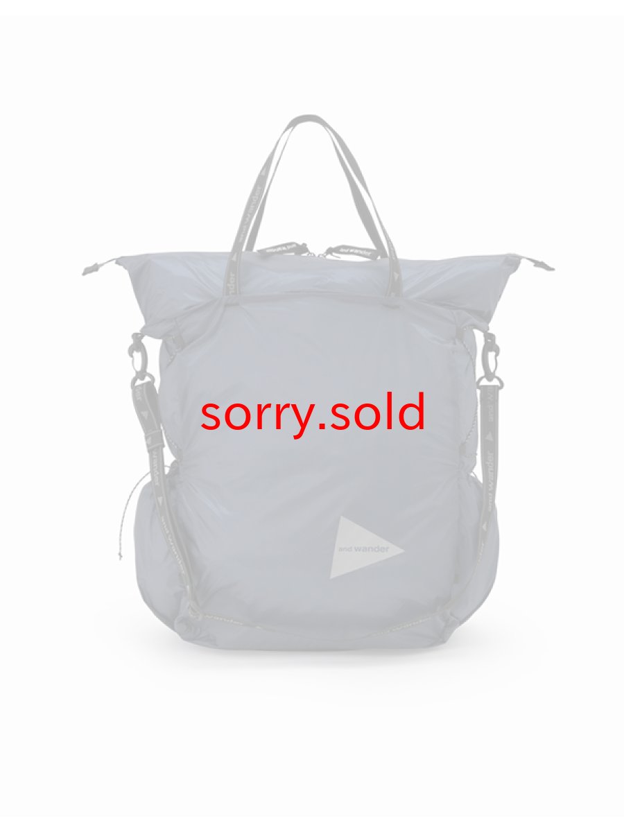画像1: and wander / アンドワンダー / sil tote bag (1)