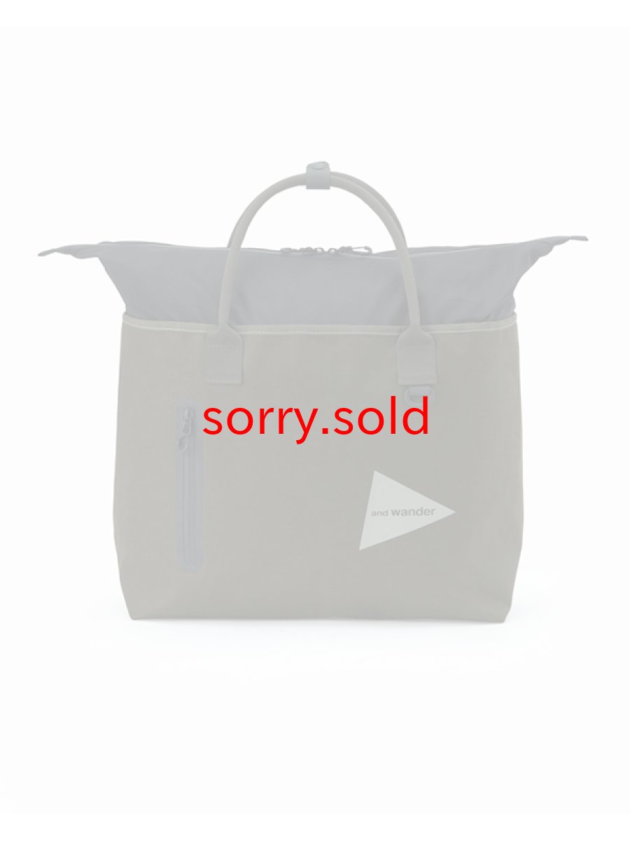 画像1: and wander / アンドワンダー / PE/CO tote bag (1)