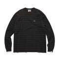 CITY COUNTRY CITY / シティーカントリーシティー / EMBROIDERED LOGO OVERDYE BORDER L/S T-SHIRT