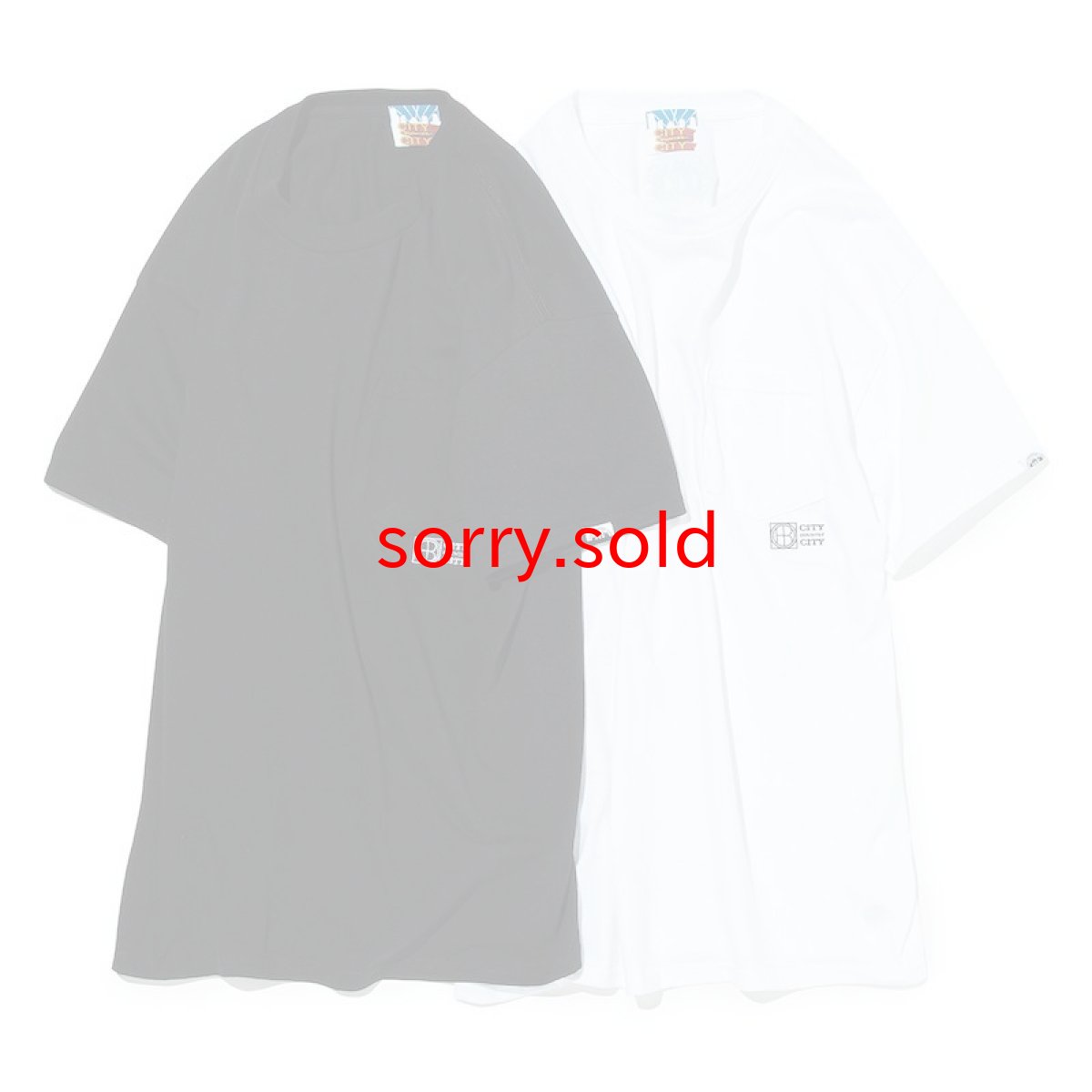 画像1: SALE CITY COUNTRY CITY / シティーカントリーシティー / CITY COUNTRY CITY x hobo_EMBROIDED LOGO COTTON POCKET T-SHIRT (1)