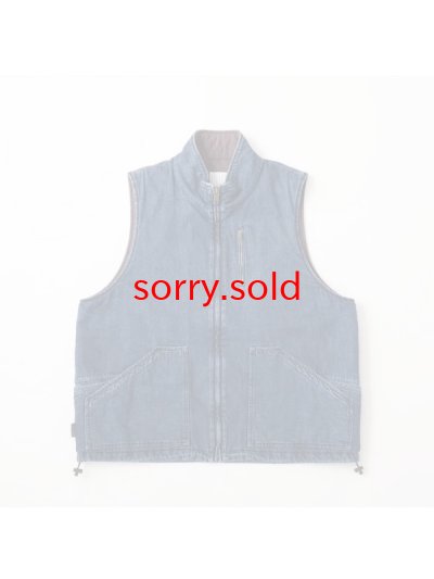 画像1: S.F.C - Stripes For Creative / エスエフシー / WORKER DENIM VEST