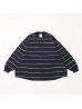 画像1: S.F.C - Stripes For Creative / エスエフシー / SUPER BIG WIDE SIDE STRIPE TECH LS TEE (1)