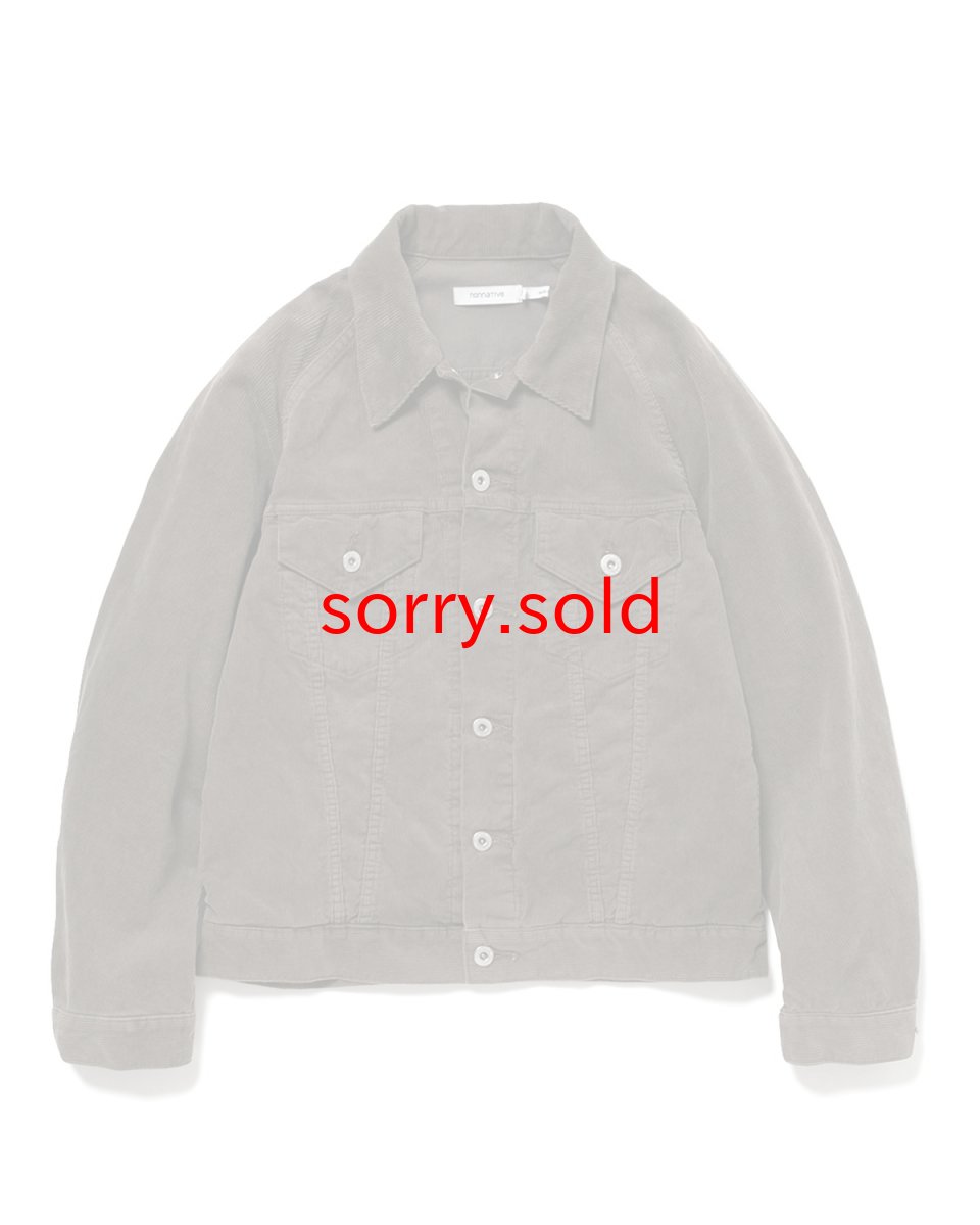画像1: nonnative / ノンネイティブ / TRUCKER BLOUSON COTTON CORD SULFUR DYE  (1)