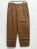 画像1: DESCENDANT / ディセンダント / DC-3 ORGANIC COTTON TWILL TROUSERS (1)