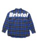 画像9: F．C．REAL BRISTOL / FLANNEL BIG LOGO BAGGY SHIRT