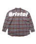 画像1: F．C．REAL BRISTOL / FLANNEL BIG LOGO BAGGY SHIRT (1)