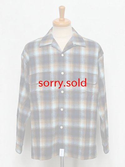 画像1: DESCENDANT / ディセンダント / MILPITAS PLAID LS SHIRT