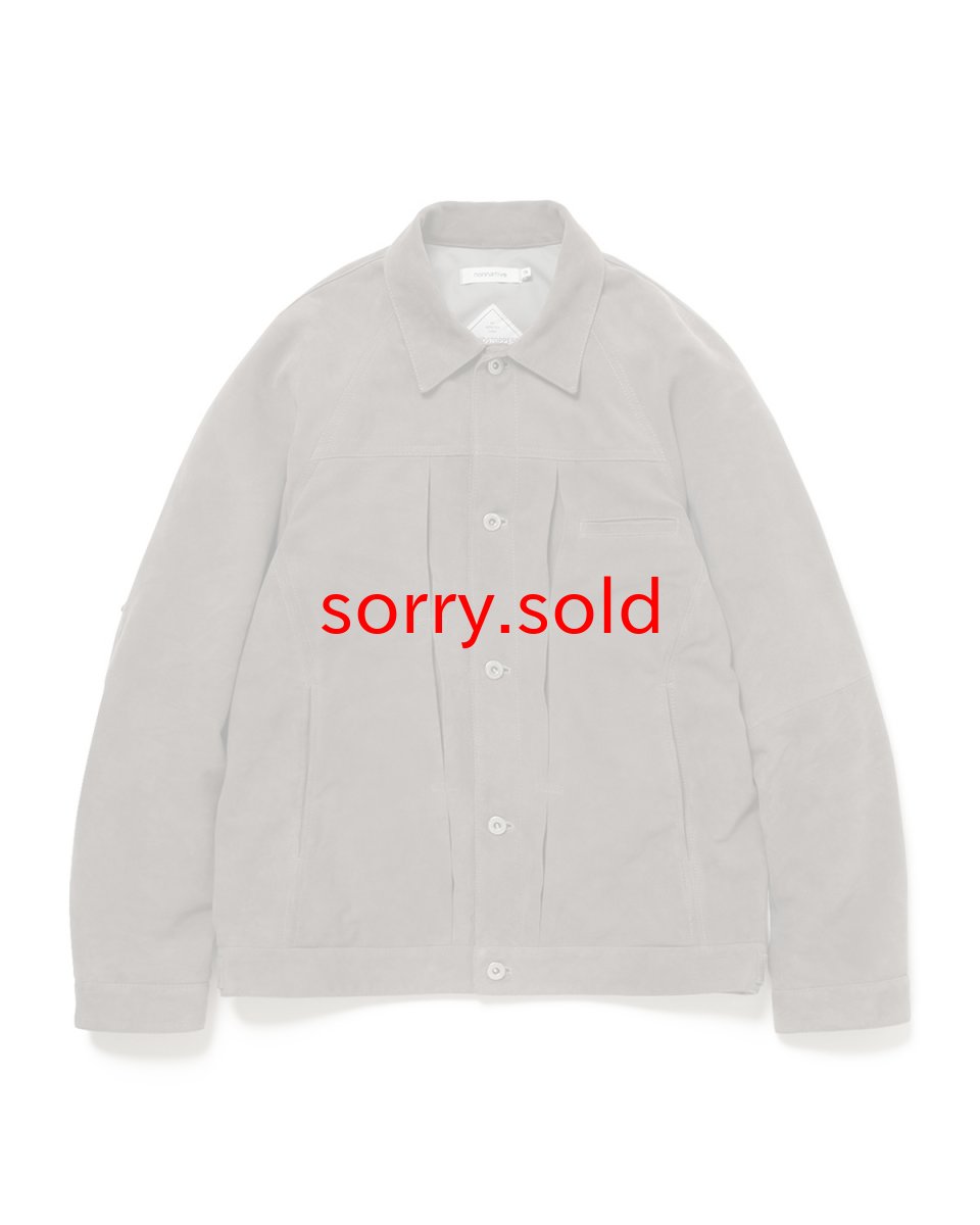 画像1: nonnative / ノンネイティブ / TRUCKER BLOUSON SHEEP LEATHER WITH GORE-TEX WINDSTOPPER®   (1)