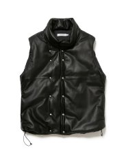画像2: nonnative / ノンネイティブ / HIKER PUFF VEST SHEEP LEATHER (2)