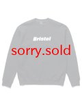 F．C．REAL BRISTOL / BLURRED LOGO CREWNECK SWEAT