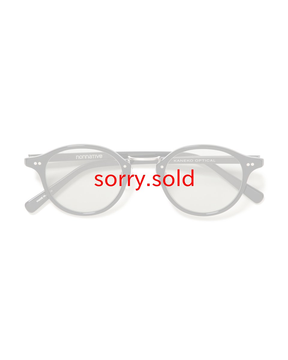 画像1: nonnative / ノンネイティブ / DWELLER SUNGLASSES 04 LIGHT by KANEKO OPTICAL  (1)