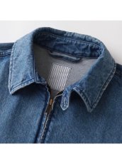 画像2: S.F.C - Stripes For Creative / エスエフシー / WASHED DENIM JACKET (2)