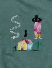 画像7: SALE Sasquatchfabrix. / サスクワァッチファブリックス / OVER DYE SWEATSHIRT"MEXICAN HOUSE" (7)
