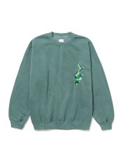 画像4: SALE Sasquatchfabrix. / サスクワァッチファブリックス / OVER DYE SWEATSHIRT"MEXICAN HOUSE" (4)