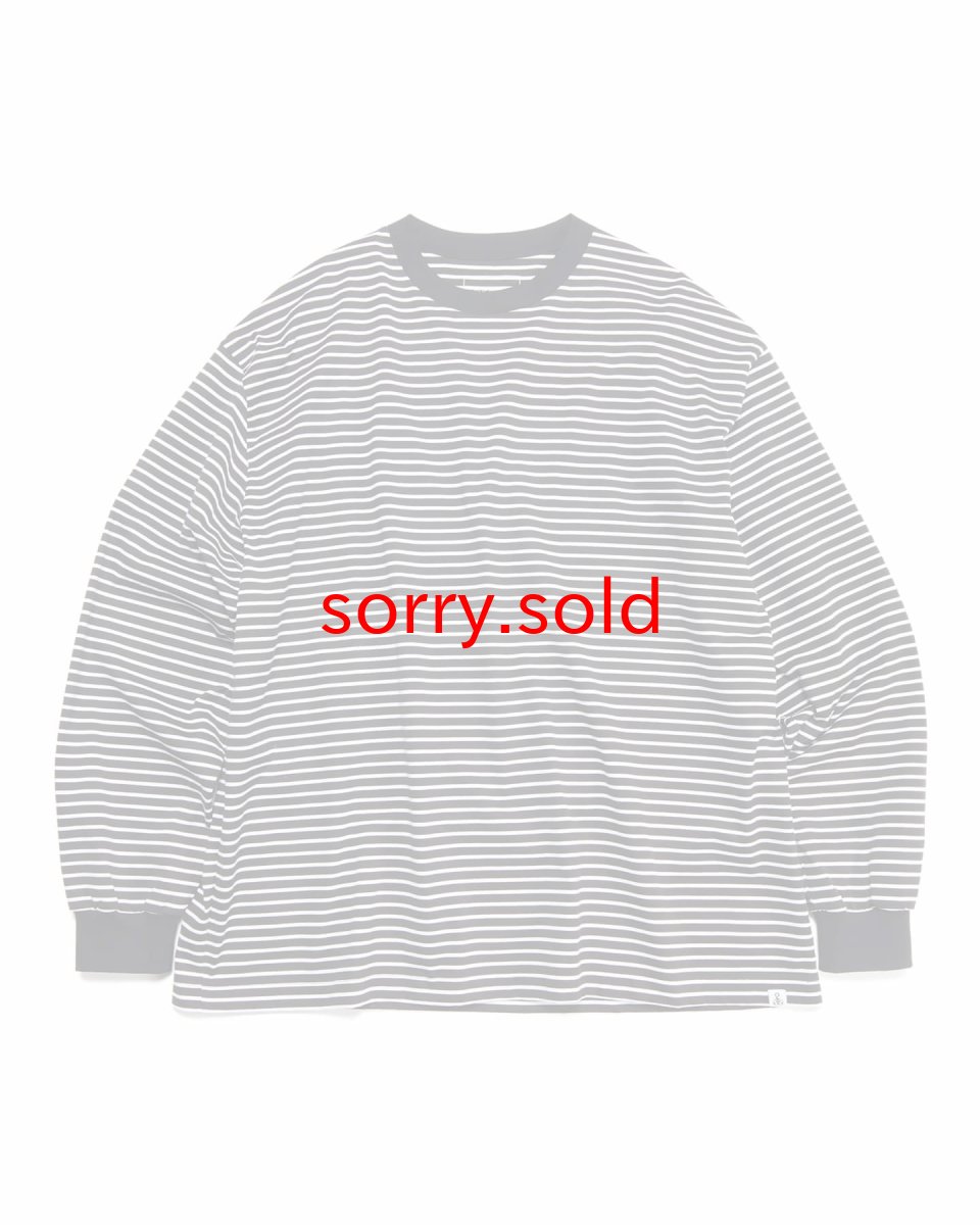 画像1: SOPHNET. / ソフネット / BORDER L/S TEE (1)