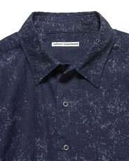 画像3: SALE uniform experiment / INDIGO PRINT DRAWCORD SHIRT (3)
