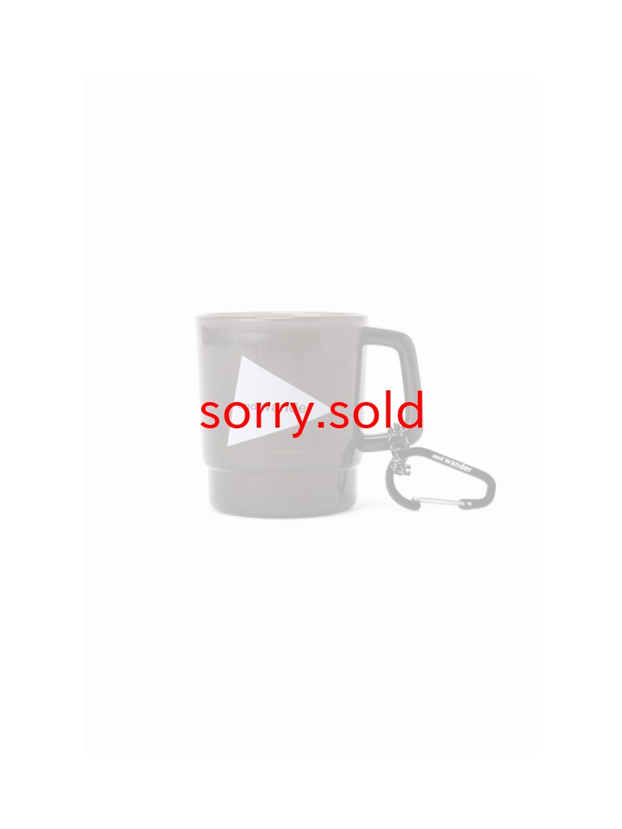 画像1: and wander / アンドワンダー / and wander logo PP mug (1)